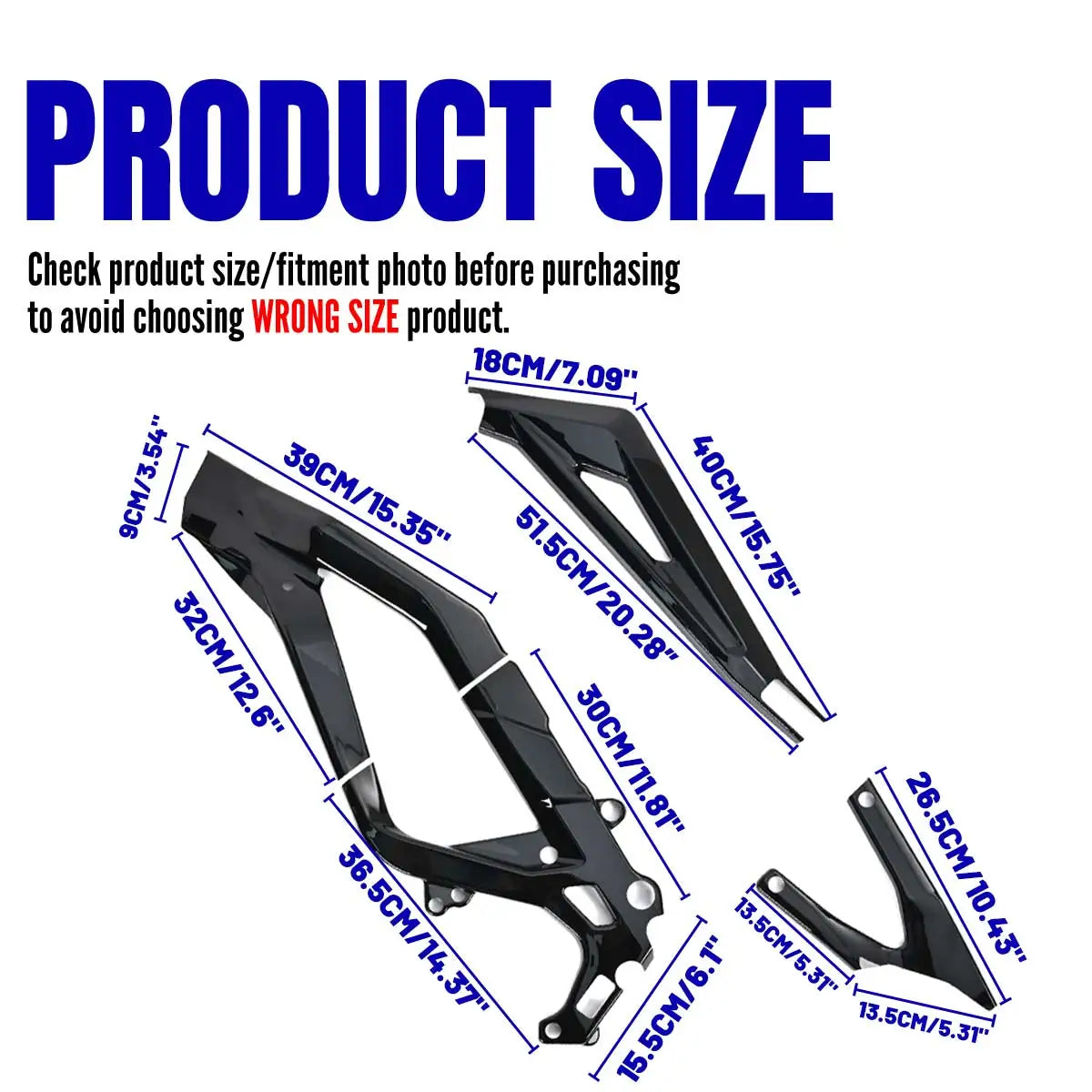 Motorcycle Side Frame Guards  for Sur Ron Light Bee X