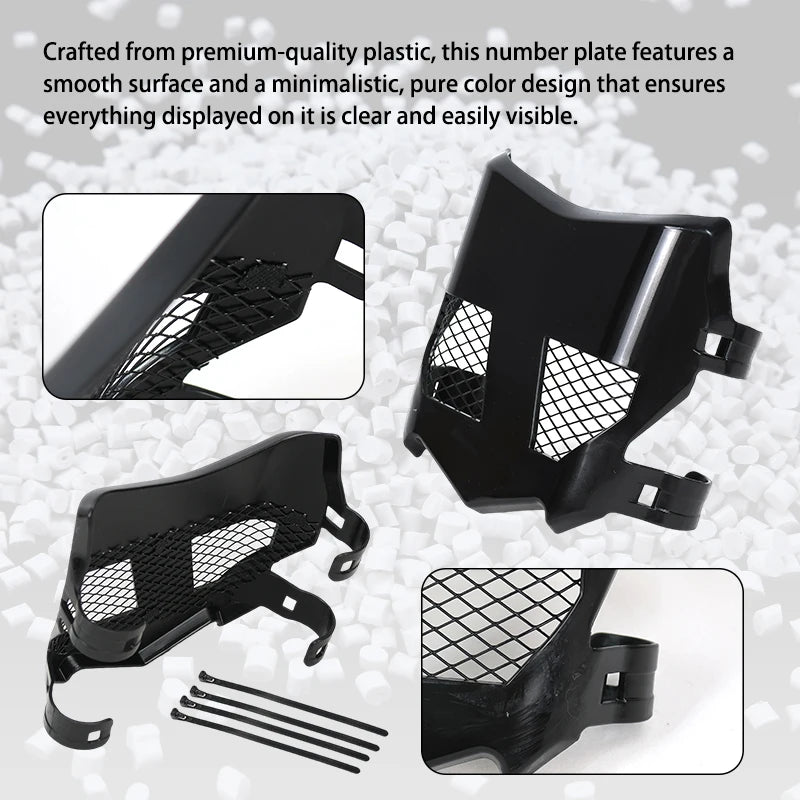 Front Number Plate vented Moto Cutz